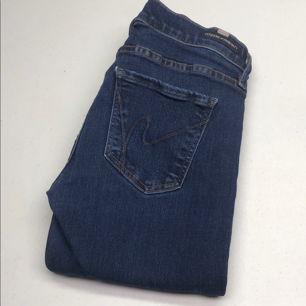 CITIZENS OF HUMANITY AVEDON ULTRA SKINNY JEANS 27x30 MADE IN USA 🇺🇸